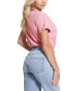 ფოტო #5 პროდუქტის Women's 1981 Cotton Roll-Cuff T-Shirt