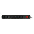 Power strip with protection Armac R8 black - 8 sockets - 1,5m