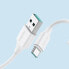 Фото #4 товара Elastyczny wytrzymały kabel USB - USB-C do ładowania i transmisji danych 1m biały