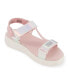 ფოტო #1 პროდუქტის Little Girls Wedge Sandals