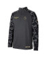 Men's Charcoal San Diego Toreros OHT Military-Inspired Appreciation Long Range Raglan Quarter-Zip Jacket