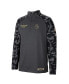 ფოტო #3 პროდუქტის Men's Charcoal San Diego Toreros OHT Military-Inspired Appreciation Long Range Raglan Quarter-Zip Jacket