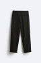 Textured jogger waist trousers