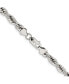 Stainless Steel 7mm Rope Chain Necklace