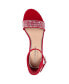 Женские босоножки Juicy Couture Nelly Dress Sandal Red Micro, 8 М - фото #4