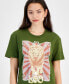 Фото #3 товара Juniors' Leo Graphic-Print Crewneck Tee