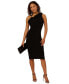 Women's Ruffle Asymmetric Midi Dress