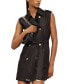 ფოტო #2 პროდუქტის Women's Chambray Trenchcoat Dress