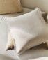 Fringed cushion cover