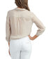 Фото #2 товара Juniors' Twist Detail Button Front Top
