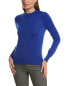 Фото #1 товара Nanette Nanette Lepore Rhinestone Sweater Women's Blue Xl