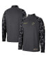 ფოტო #4 პროდუქტის Men's Charcoal Boise State Broncos OHT Military-Inspired Appreciation Long Range Raglan Quarter-Zip Jacket