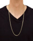 Diamond Cut Rope Chain 22“ Necklace (4-3/8mm) in 10k Yellow Gold