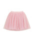 ფოტო #2 პროდუქტის Big Girls Elastic Waist Glitter Mesh Skirt with GUESS Metal Logo Placket