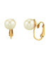 Фото #1 товара Серьги 2028 Pearl Clip Gold-Dipped