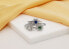 Beautiful silver ring with zircons RI053WG