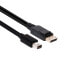 Club 3D Mini DisplayPort to DisplayPort 1.2 M/M 2m/6.56ft 4K60Hz - 2 m - Mini DisplayPort - DisplayPort - Male - Male - 4096 x 2160 pixels