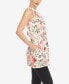 ფოტო #3 პროდუქტის Women's Floral Sleeveless Tunic Top