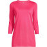 ფოტო #14 პროდუქტის Petite 3/4 Sleeve Supima Cotton Crewneck Tunic