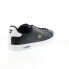 Фото #15 товара Lacoste Graduate Pro 222 1 Mens Black Leather Lifestyle Sneakers Shoes