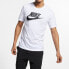 Фото #4 товара Футболка Nike Sportswear с логотипом белого цвета для мужчин