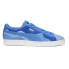 Фото #1 товара Puma Suede Camowave Earth Lace Up Mens Blue Sneakers Casual Shoes 39067301