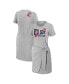 Фото #1 товара Women's Heather Gray Boston Red Sox Knotted T-shirt Dress