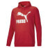 Фото #5 товара Puma Classics Logo Pullover Hoodie Big Tall Mens Red Casual Outerwear 67084711