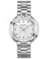 ფოტო #1 პროდუქტის Women's Rubaiyat Diamond-Accent Stainless Steel Bracelet Watch 35mm