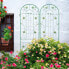 Фото #1 товара Metal Garden Trellis for Climbing Plants-Flower Support