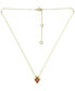 Фото #4 товара Giani Bernini lab-Created Ruby Cluster Pendant Necklace, 16" + 2" extender, Created for Macy's