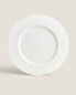 Round bone china serving dish