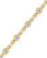 ფოტო #3 პროდუქტის Diamond Bezel Link Bracelet (2 ct. t.w.) in 10k Gold