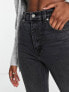 Levi's – Schmale Straight Jeans im Stil der 70er in Schwarz mit hohem Bund