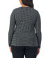 Plus Size Softwear Long-Sleeve Crewneck Top