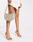 Simmi London Wide Fit Novalee barely there sandals in white