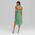 Фото #2 товара Women's Chiffon Dress - Wild Fable Dark Green XXS