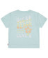 Little Girls Ocean Beach Short Sleeve T-shirt