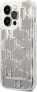 Karl Lagerfeld Etui Karl Lagerfeld do iPhone 14 Pro 6,1" hardcase srebrny/silver Liquid Glitter Monogram