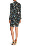 Фото #3 товара VERONICA BEARD 156345 Women's Georgina Long Sleeve Print Silk Dress Sz. 4