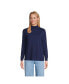 ფოტო #3 პროდუქტის Women's Long Sleeve Super T Mock Tee