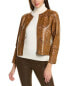 Фото #1 товара Lafayette 148 New York Griffith Leather Jacket Women's