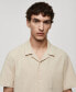 ფოტო #4 პროდუქტის Men's Short Sleeve Cotton Linen Shirt