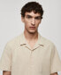 Men's Short Sleeve Cotton Linen Shirt