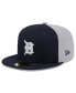 Фото #2 товара Men's Navy/Gray Detroit Tigers Gameday Sideswipe 59Fifty Fitted Hat