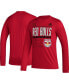 ფოტო #1 პროდუქტის Men's Red New York Red Bulls 2023 Club DNA Long Sleeve AEROREADY T-shirt