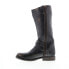 Фото #5 товара Bed Stu Gogo F321007 Womens Black Leather Hook & Loop Mid Calf Boots 6.5