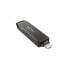SanDisk iXpand - 128 GB - USB Type-C / Lightning - 3.2 Gen 1 (3.1 Gen 1) - Swivel - Password protection - Black