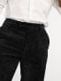 Фото #4 товара ASOS DESIGN smart co-ord skinny trousers in black corduroy