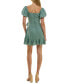 Juniors' Ruffled Faux-Wrap Dress